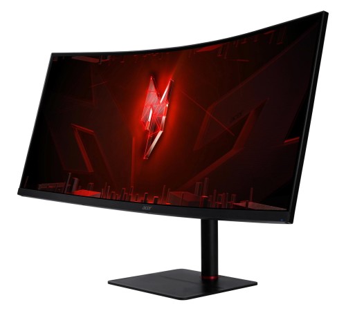 Монитор/ ACER XV345CURV3bmiphuzx 34'', ZeroFrame, Curved 1000R Black, 21:9, VA, 3440x1440, 1 / 0,5ms, 300cd, 180Hz, 1xHDMI(2.0) + 1xDP(1.4) + 1xType-C(65W) + Audio out + USB 2.0x2+USB-B(2up 2down), Speakers 3Wx2, FreeSync Premium, HDR 10, H.Adj. 110, Delt Монитор/ ACER XV345CURV3bmiphuzx 34'', ZeroFrame, Curved 1000R Black, 21:9, VA, 3440x1440, 1 / 0,5ms, 300cd, 180Hz, 1xHDMI(2.0) + 1xDP(1.4) + 1xType-C(65W) + Audio out + USB 2.0x2+USB-B(2up 2down), Speakers 3Wx2, FreeSync Premium, HDR 10, H.Adj. 110, Delt
