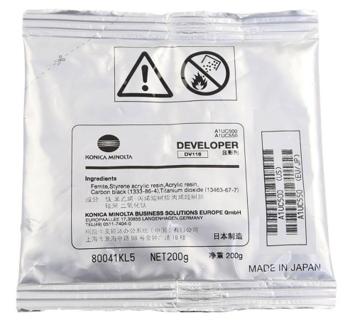 -/ Девелопер DV-116 для KONICA MINOLTA Bizhub 164/184/195/215 (CET), 170г