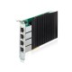 сетевой адаптер/ PLANET 4-Port 10/100/1000T 802.3at PoE+ PCI Express Server Adapter (120W PoE budget, PCIe x4, -10 to 60 C, Intel Ethernet Controller)
