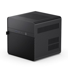 Корпус без блока питания/ Case JONSBO N2, Mini-Tower, 1x120mm, 1xUSB-A 3.0 + 1xUSB-C 3.2, SFX PSU Support, mITX Black