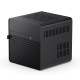 Корпус без блока питания/ Case JONSBO N2, Mini-Tower, 1x120mm, 1xUSB-A 3.0 + 1xUSB-C 3.2, SFX PSU Support, mITX Black