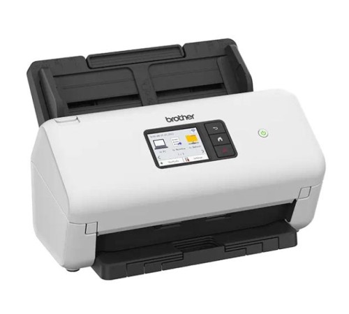 Сканер Brother Документ-сканер ADS-4500W, A4, 35 стр/мин, цветной, 1200 dpi, Duplex, ADF60, Wi-Fi, USB 3.0, LAN, Touch Screen 7,1 см, USB Host, Ex.ADS-2700W
