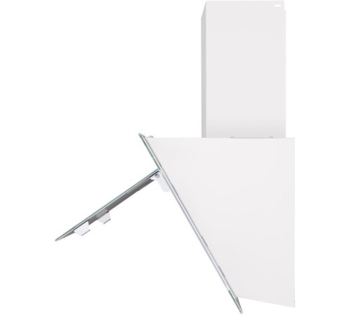 ВЫТЯЖКА HOMSAir Elf Push 60 Glass White/ наклонная, подвесная, кнопочное управление, 3 скорости, 650 м3/ч,до 25 м2, 47 Дб, светодиодное LED-освещение, ширина 60 см, высота 30 см, белый цвет