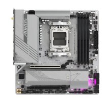 Материнская плата GIGABYTE B650M AORUS ELITE AX ICE, AM5, B650, 4*DDR5, 4*SATA, 2*M.2, 7*USB 3.2, 4*USB 2.0, Type-C, 2*PCIx16, DP+HDMI, mATX