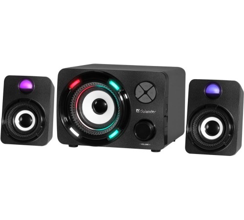 Defender Акустическая 2.1 система G11 11Вт, Light/BT/FM/TF/USB/AUX