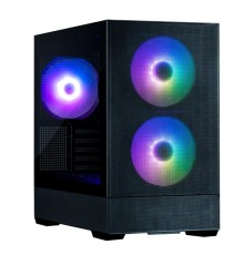 корпус ZALMAN P30 AIR, MATX, BLACK, WINDOW, 2xCombo (3.5'' or 2.5''), 3x2.5", 1xUSB TYPE-C, 1xUSB3.0, FRONT 2x140mm ARGB, REAR 1x140mm ARGB