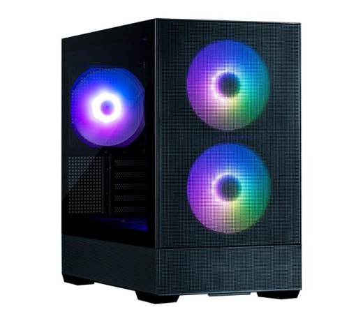 корпус ZALMAN P30 AIR, MATX, BLACK, WINDOW, 2xCombo (3.5'' or 2.5''), 3x2.5", 1xUSB TYPE-C, 1xUSB3.0, FRONT 2x140mm ARGB, REAR 1x140mm ARGB