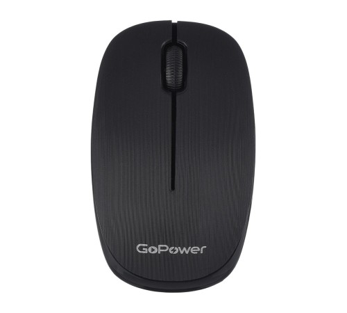 Мышь/ Мышь беспроводная GoPower GPM02 классическая USB черный (1/100) Мышь/ Мышь беспроводная GoPower GPM02 классическая USB черный (1/100)