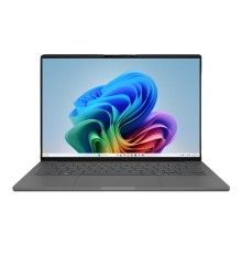 Ноутбук ASUS Zenbook A14 UX3407QA-QD267W Snapdragon X  X1 26 100  Qualcomm Hexagon LPDDR5X 16GB 512GB PCIE SSD Adreno GPU/ WUXGA (1920 x 1200) ,WIN11 HOME 0.74 kg Iceland Gray