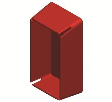 Заглушка торцевая для одиночного С-образного профиля 41x21 мм