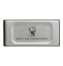 Твердотельный накопитель/ Kingston External SSD XS2000 BOC, 4000GB, Type-C, USB 3.2 Gen 2x2, R/W 2000/2000MB/s, IP55, 70x33x14mm, Silver (60 мес)