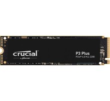 Твердотельный накопитель Crucial SSD Disk P3 Plus 500GB PCIe M.2 2280 NVMe (Gen 4 x4) 4700 MB/s Read 1900 MB/s Write, 1 Year Warrаnty OEM
