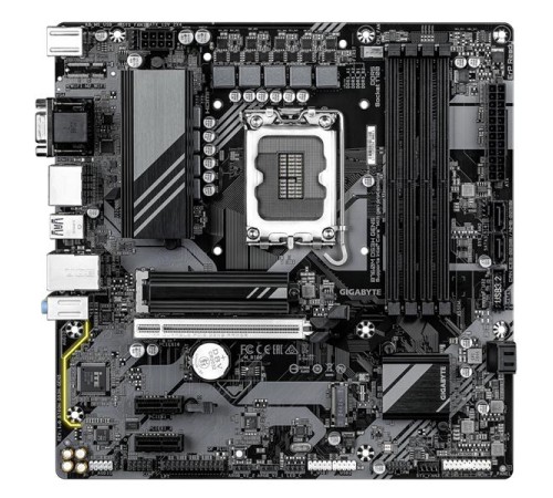 Материнская плата GIGABYTE B760M DS3H GEN5, LGA1700, B760, 4*DDR5, 4*SATA, 2*M.2, 3*USB 3.2, 2*USB 2.0, Type-C, 1*PCIx16, 2*PCIx1, D-Sub+HDMI+2*DP ,mATX