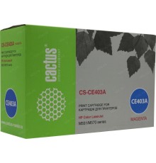 -/ Картридж лазерный Cactus CS-CE403A CE403A пурпурный (6000стр.) для HP CLJ M551