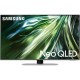 Телевизор ЖК 43'' Samsung/ 43", NeoQLED, Ultra HD, Tizen Smart TV, 100Hz (Up to 144Hz), HDR10+, Wi-Fi, Voice, DVB-T2/C/S2, Bluetooth, CI+(1.4), FreeSync Premium PRO, 2.0Ch 20W, OTS Lite, 4HDMI, 2USB, Carbon Silver 2024