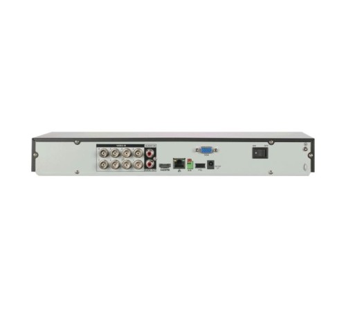 8-канальный HDCVI-видеорегистратор с FR Формат видеосигнала: HDCVI AHD TVI IP CVBS; отображение: до 8Мп; запись: до 8Мп@7к/с 4M-N@25к/с; кодирование: AI/H.265+ H.265 H.264+ H.264; IP-каналы: до 16 каналов до 8Мп; накопители: 2 SATA III до 16Тбайт; видеовы