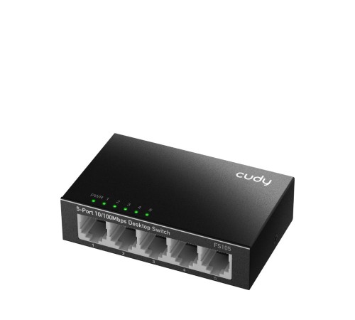 Коммутатор/ 5-Port 10/100 Mbps Desktop Switch, 5 10/100M RJ45 Ports, Loop Detection, Metal Case, Power Saving, Plug & Play Коммутатор/ 5-Port 10/100 Mbps Desktop Switch, 5 10/100M RJ45 Ports, Loop Detection, Metal Case, Power Saving, Plug & Play