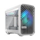 Корпус ПК без блока питания/ Case Fractal Design Torrent Nano RGB TG Clear Tint, Mini-Tower, 1x180mm RGB, 2xUSB-A 3.2 + 1xUSB 3.2 Type-C mITX, mDTX White