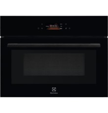 Встраиваемый духовой шкаф Electrolux/ Компактный духовой шкаф с СВЧ, 45 см, 43 л, 22 режима, черный цвет