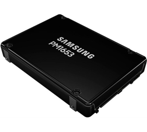 Твердотельный накопитель Samsung Enterprise SSD, 2.5"(SFF) 15mm, PM1653, 15360GB (15.36TB), SAS 24Gb/s, R4200/W3700Mb/s, IOPS(R4K) 800K/140K, MTBF 2M, 1DWPD/5Y, TBW 28032TB, OEM (repl. MZILT15THALA-00007)