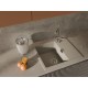 Кухонная мойка RIVELATO RIVELATO Мойка RAUM 58 1-чаша 580*500мм, монтаж: врезной, материал: кварц, цвет: топаз
