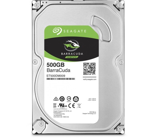 Жесткий диск/ HDD Seagate SATA3 500Gb Barracuda 7200 32Mb