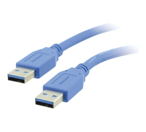 Кабель USB-A 3.0 вилка-вилка, 0,9 м