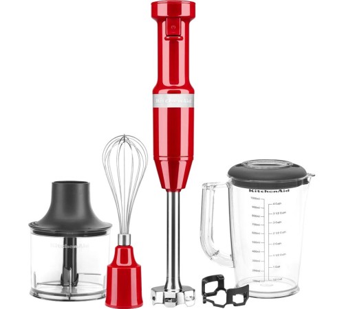 Погружной блендер KitchenAid с аксессуарами,Красный Погружной блендер KitchenAid с аксессуарами,Красный
