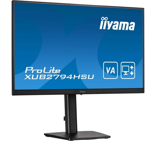 Монитор LCD 27'' 16:9 1920х1080(FHD) VA, Нет, 75 Hz, 250cd/m2, 3000:1, 80M:1, 4ms, VGA, HDMI, DP, USB-Hub, Height adj, Tilt, Swivel, Speakers, 3Y, Black (Вскрытая упаковка) Монитор LCD 27'' 16:9 1920х1080(FHD) VA, Нет, 75 Hz, 250cd/m2, 3000:1, 80M:1, 4ms, VGA, HDMI, DP, USB-Hub, Height adj, Tilt, Swivel, Speakers, 3Y, Black (Вскрытая упаковка)
