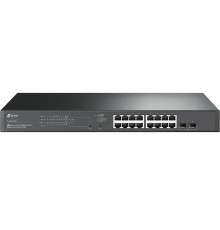 Коммутатор/ JetStream™ 18-Port Gigabit Smart Switch with 16-Port PoE+