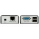 Удлинитель/усилитель/extender, VGA/SVGA+KBD+MOUSE USB, 100 метр., HD-DB15+USB A-тип/USB B-тип, Female, без шнуров, Б.П. 220> 5V, (по витой паре/UTP/FTP макс.разрешение 1920х1200 60Hz(30m) 1280х1024 60Hz(100m) DDC2B3 г.гар.+электростраховка/ATEN/ Mini USB