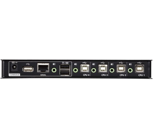 4-портовый USB КМ-переключатель с функцией Boundless Switching (кабели включены)/ 4-Port USB Boundless KM Switch