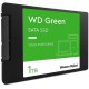 Твердотельный накопитель Western Digital Green SSD 2,5” SATA 1Tb, WDS100T3G0A, 1 year (незначительное повреждение коробки)