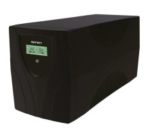 Источник бесперебойного питания SMARTWATT ИБП линейно-интерактивный SIN, мощность 2000/1400 ВА/Вт, напольный, LCD дисплей, розетки вых: Shuko CEE7/4-3шт., IEC C13-3 шт.