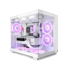Корпус без блока питания/ Case PCCooler C3T500 ARGB WH, Midi-Tower, TG, 6x120mm ARGB, 1xUSB-C 3.1 + 2xUSB-A 3.0, ATX, mATX, mITX White