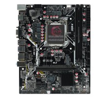 Материнская плата/ MB AFOX INTEL H510 s1200, 2xDDR4(64GB), 1xPCIe 4.0x16, 1xPCIe x1, 1xHDMI, 1xD-Sub, 1xLAN(1GbE), 3xSATA, 1xM.2, 2xUSB 3.0, 2xUSB 2.0, 2xPS/2, mATX