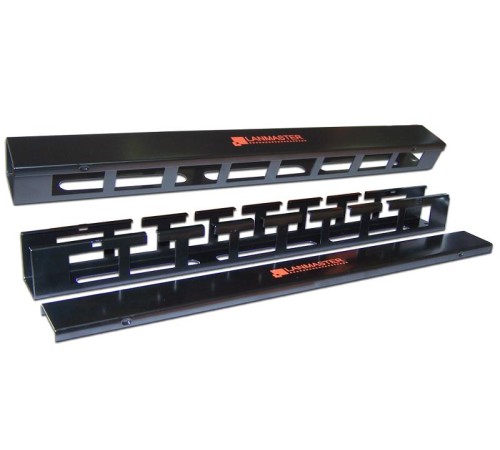 Органайзер Кабельный органайзер 19" c крышкой, 1U