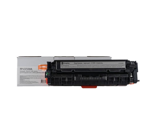 Картридж F+ imaging, черный, 4 000 страниц, для HP моделей Color LJ M351a/M375nw/ M451nw (аналог CC530A/CE410X/CF380X/CRG118BK/CRG718BK/CRG318BK/Canon318BK), FP-CC530A