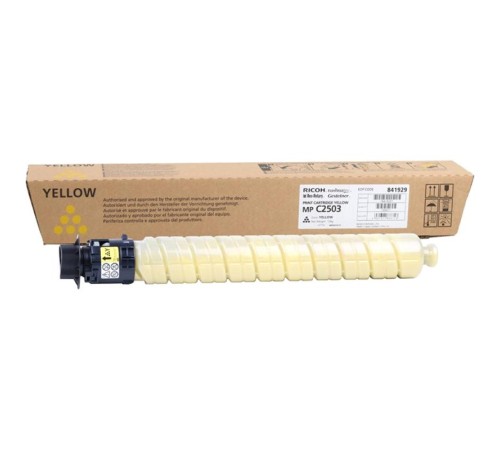 MP C2503 Тонер-картридж желтый/ MP C2503 PRINT CARTRIDGE YELLOW MP C2503 Тонер-картридж желтый/ MP C2503 PRINT CARTRIDGE YELLOW