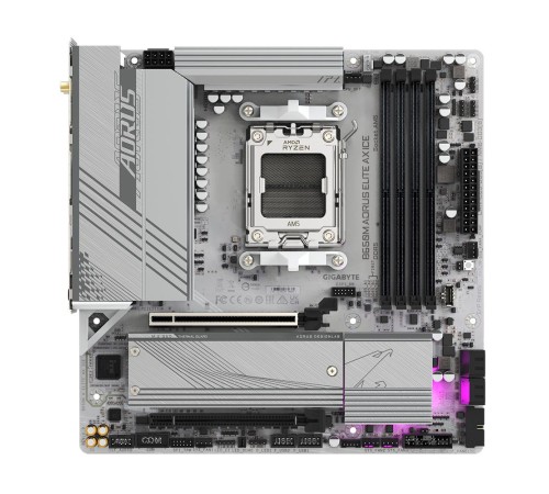Материнская плата/ MB GIGABYTE AMD B650 sAM5, 4xDDR5(192GB), HDMI 2.1/DP, 2xPCIe 4.0x16, 1xLAN (2.5GbE), Wi-Fi, BT, 4xSATA 6Gb/s, 2xM.2, 1xUSB-C, 7xUSB 3.2, 4xUSB 2.0, ATX Материнская плата/ MB GIGABYTE AMD B650 sAM5, 4xDDR5(192GB), HDMI 2.1/DP, 2xPCIe 4.0x16, 1xLAN (2.5GbE), Wi-Fi, BT, 4xSATA 6Gb/s, 2xM.2, 1xUSB-C, 7xUSB 3.2, 4xUSB 2.0, ATX