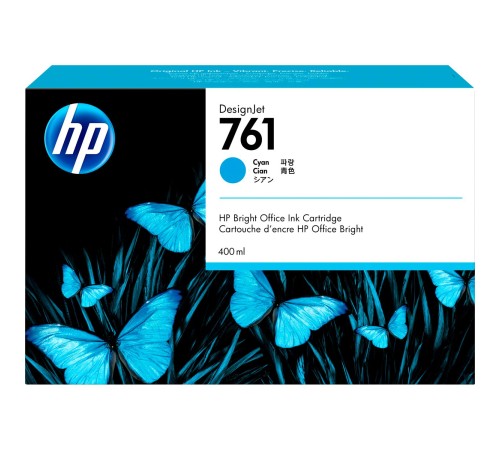 Картридж/ HP 761 400-ml Cyan Designjet Ink Cartridge