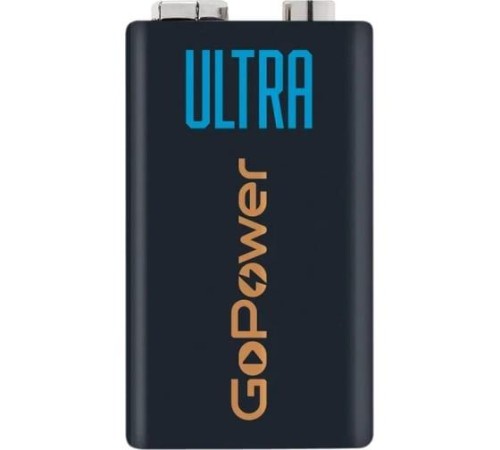 Батарейка/ Батарейка GoPower ULTRA Крона 6LR61 BL1 Alkaline 9V (1/10/240) (1 шт.) Батарейка/ Батарейка GoPower ULTRA Крона 6LR61 BL1 Alkaline 9V (1/10/240) (1 шт.)