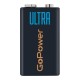 Батарейка/ Батарейка GoPower ULTRA Крона 6LR61 BL1 Alkaline 9V (1/10/240) (1 шт.)