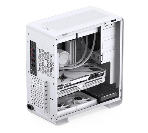 Корпус без блока питания/ Case JONSBO U4 PRO MESH, Midi-Tower, no fan, 1xUSB-A 3.2 + 1xUSB-C 3.2, ATX, mATX, mITX White