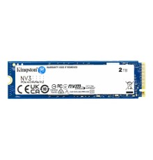 Твердотельный накопитель Kingston SSD 2TB NV3 M.2 2280 NVMe Gen4x4 R6000/W5000MB/s MTBF 2M 640TBW Retail 1 year