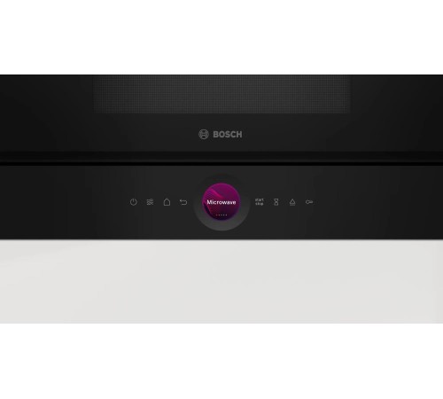 Встраиваемые микроволновые печи BOSCH 900Вт, 5 режимов, кварцевый гриль,инвертер, 21 л, черный, петли справа