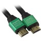 Greenconnect Кабель с активным усилителем сигнала 40.0m (20m+20m) AL case 2 ферит кольца, HDMI 2.0, 28/26, HDR 4:2:0, 4K/30Hz,черный, High speed 19M/19M с усилителем, черный, тройной экран, GCR-51019