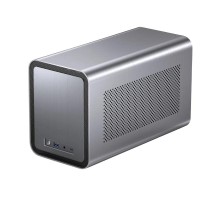 Корпус без блока питания/ Case JONSBO N1, Desktop SFF, 1x140mm, 1xUSB-A 3.0 + 1xUSB-C 3.2, SFX PSU Support, mITX Gray