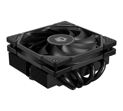 Кулер для процессора ID-COOLING IS-40-XT BLACK LGA1700/1200/115X/AM5/AM4 низкопрофильный высота 47mm (24шт/кор, TDP 100W, PWM, 4 тепл.трубки прямого контакта, FAN 92mm, черный) BOX