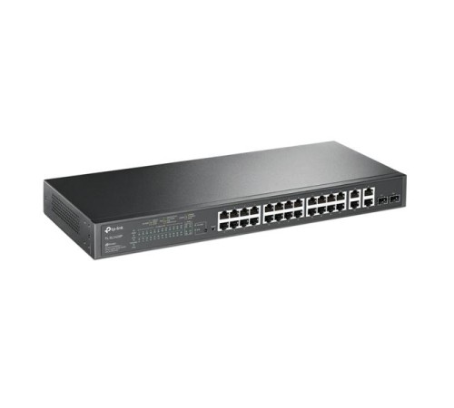 коммутатор TP-Link SL2428P, Omada™ 24-Port 10/100 Mbps + 4-Port Gigabit Smart Switch with 24-Port PoE+